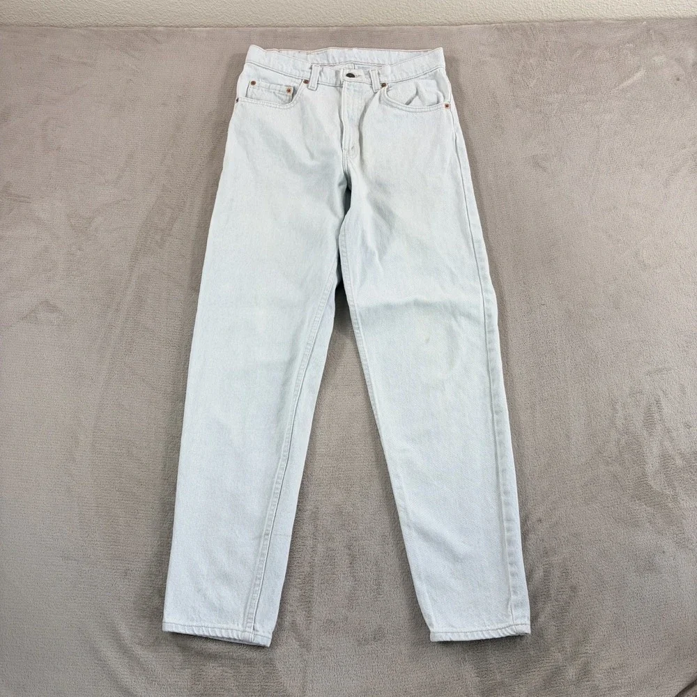 Vintage 80's Levis 550‎ Relaxed Fit Jeans Men 31x32 (Fits 30x32) Light Blue USA